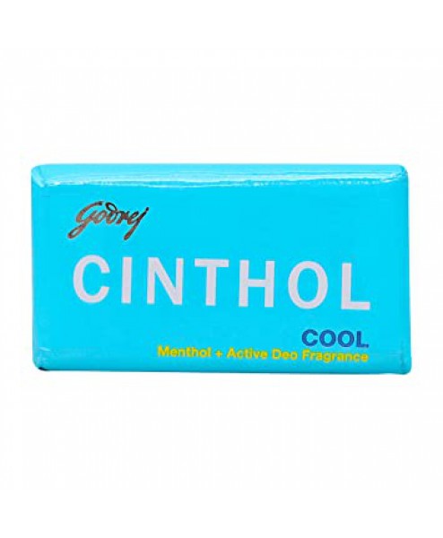 Cinthol Cool Bathing Soap - Menthol & Active Deo Fragrance 50gm